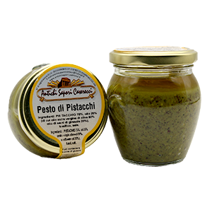 Ein Pesto aus sizilianischen Pistazien, ein Traum für jede Pasta und alle Liebhaber der Pistazie